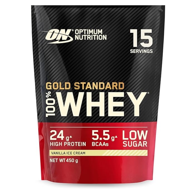 Optimum nutrition Vanilla Ice Cream – 1 lb (0.45 kg) 15 serv